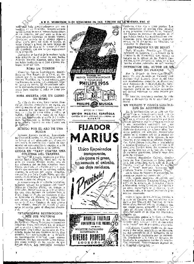 ABC MADRID 15-12-1954 página 47