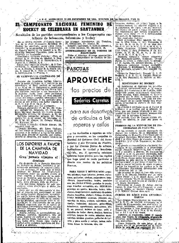 ABC MADRID 15-12-1954 página 51