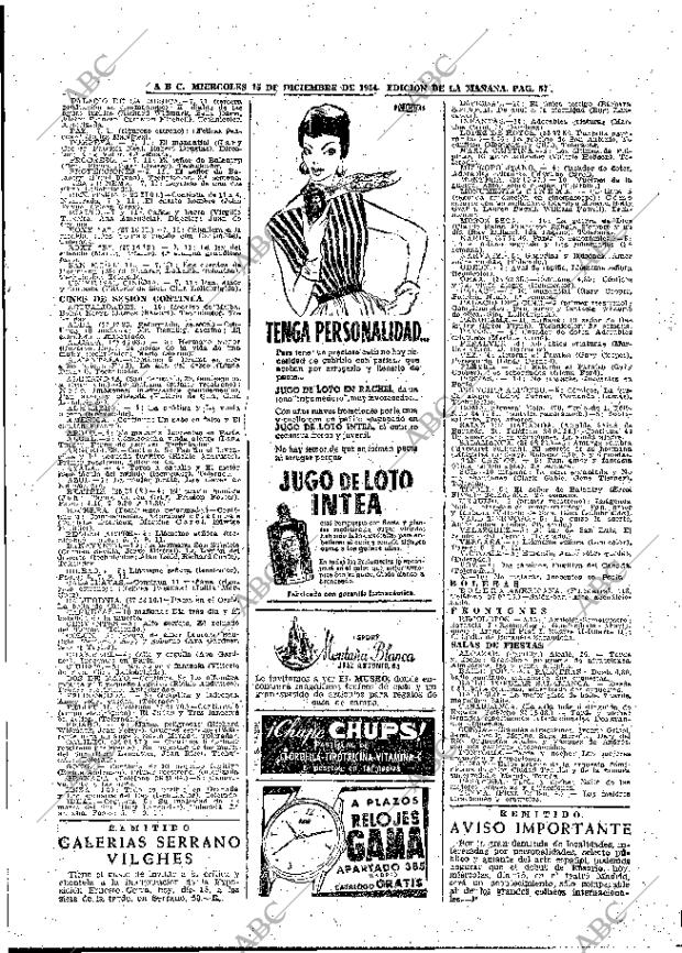 ABC MADRID 15-12-1954 página 57