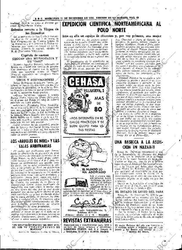 ABC MADRID 22-12-1954 página 61