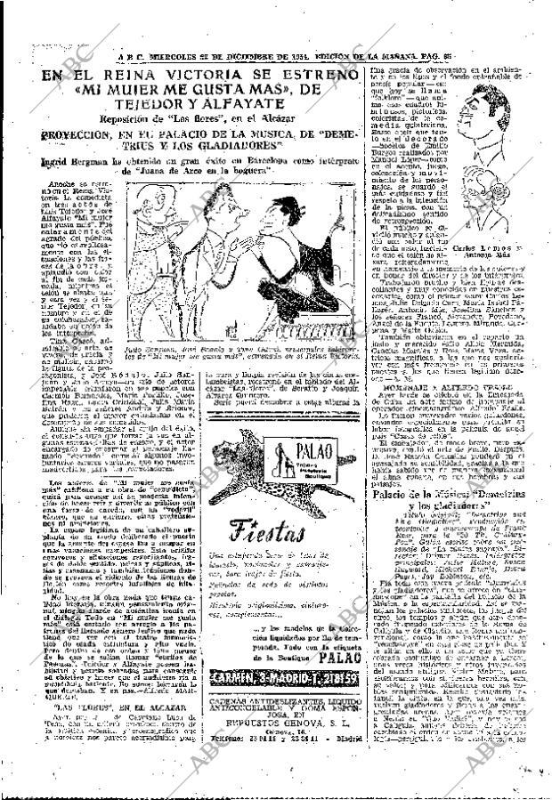 ABC MADRID 22-12-1954 página 63