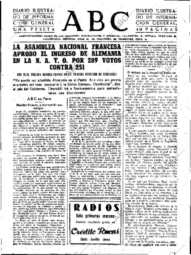 ABC SEVILLA 28-12-1954 página 15