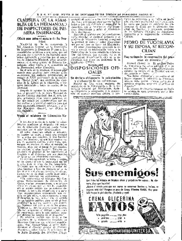 ABC SEVILLA 30-12-1954 página 15