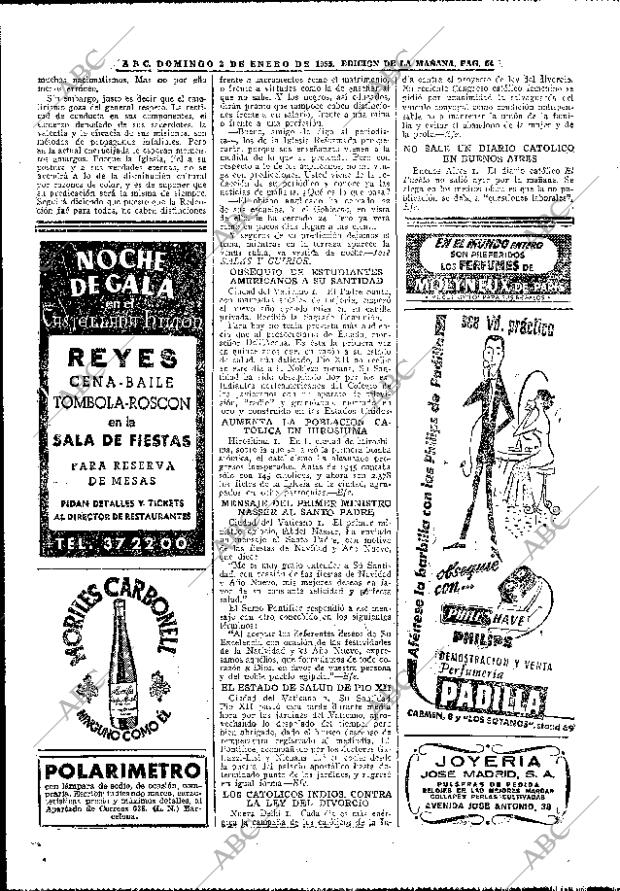 ABC MADRID 02-01-1955 página 50