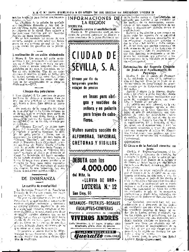 ABC SEVILLA 09-01-1955 página 20