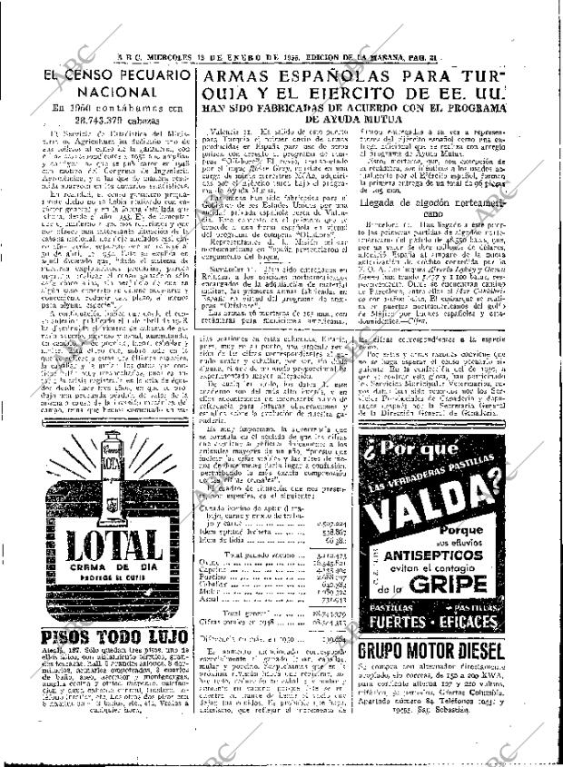 ABC MADRID 12-01-1955 página 21