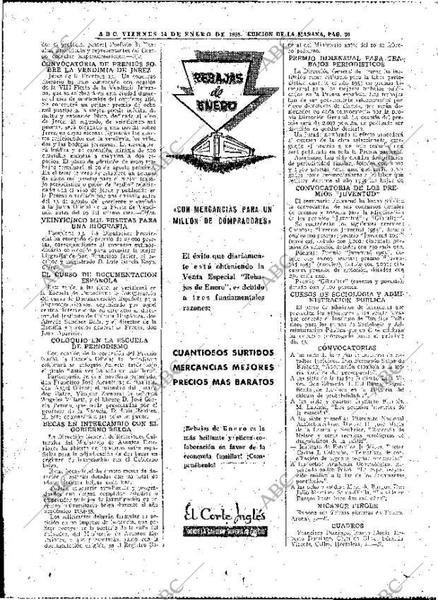 ABC MADRID 14-01-1955 página 30