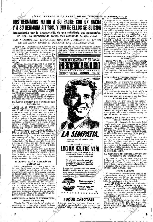 ABC MADRID 15-01-1955 página 27