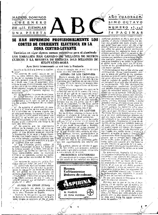 ABC MADRID 16-01-1955 página 23