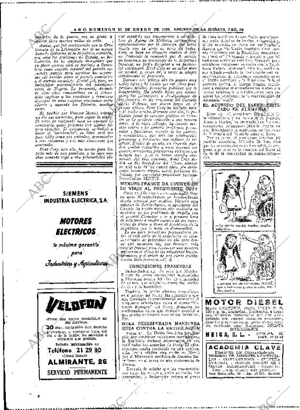 ABC MADRID 16-01-1955 página 28