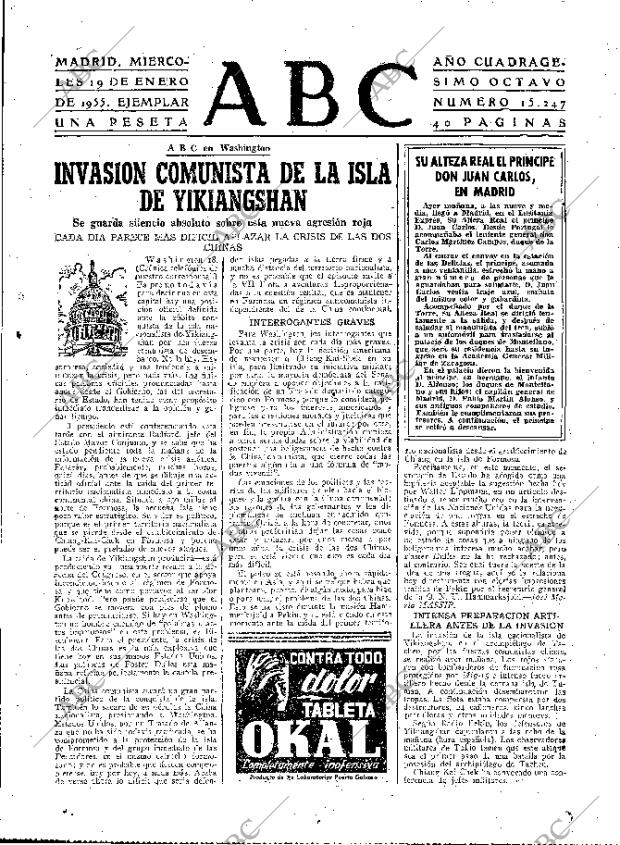 ABC MADRID 19-01-1955 página 15
