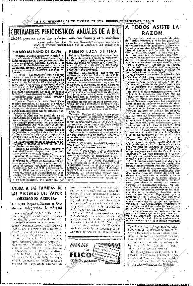 ABC MADRID 19-01-1955 página 20