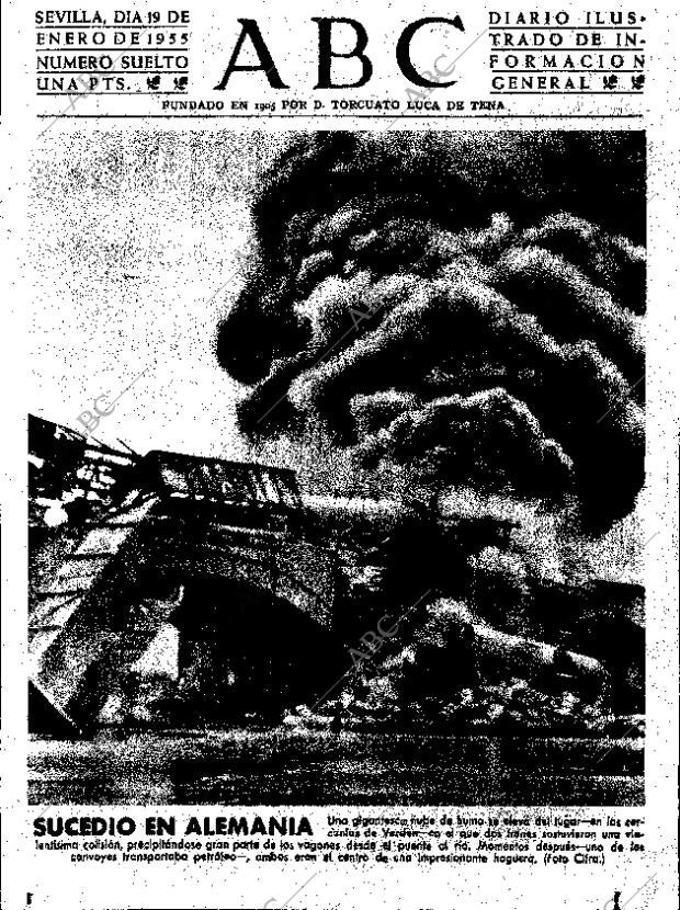 ABC SEVILLA 19-01-1955 página 1