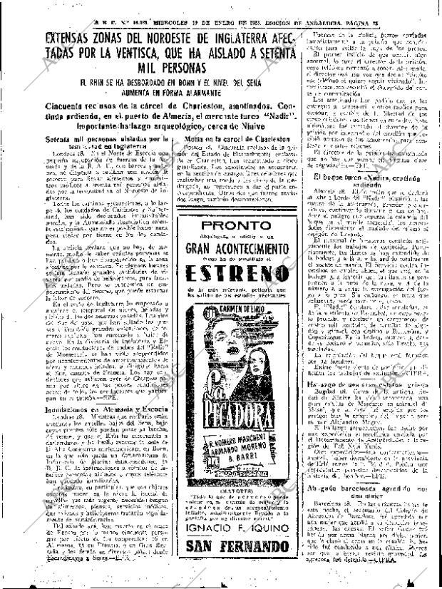 ABC SEVILLA 19-01-1955 página 15