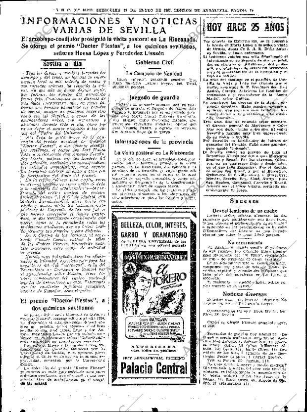 ABC SEVILLA 19-01-1955 página 19