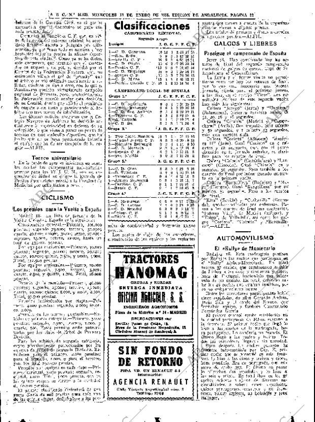 ABC SEVILLA 19-01-1955 página 23