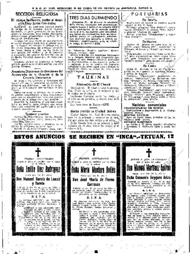 ABC SEVILLA 19-01-1955 página 25