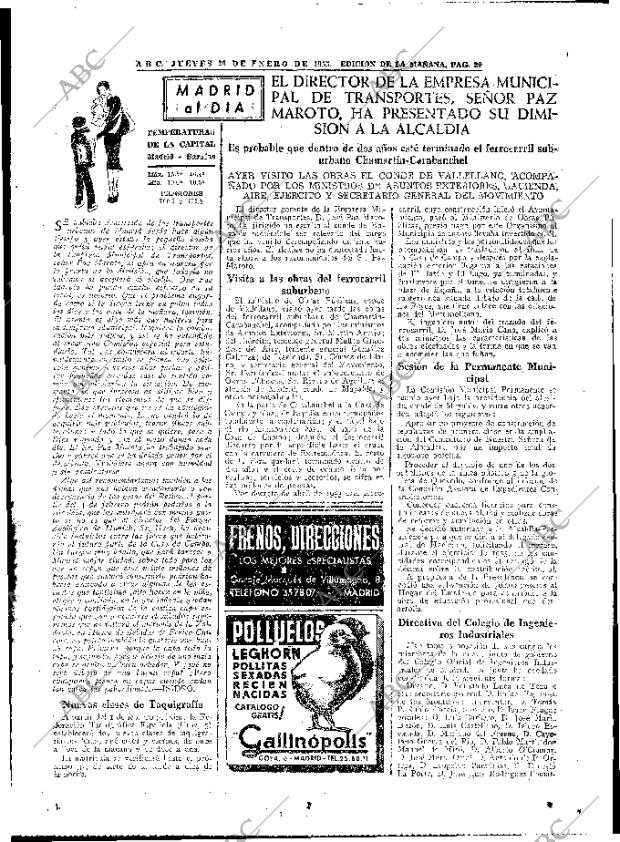 ABC MADRID 20-01-1955 página 29