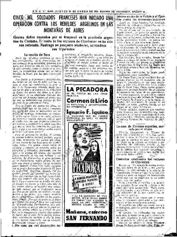 ABC SEVILLA 20-01-1955 página 11