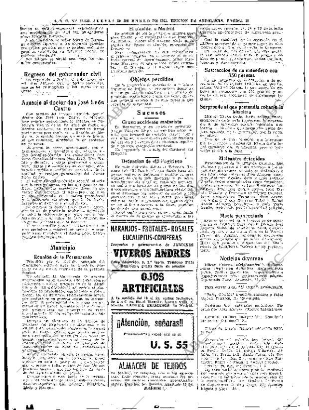 ABC SEVILLA 20-01-1955 página 16