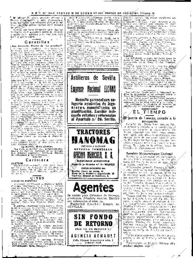 ABC SEVILLA 20-01-1955 página 22