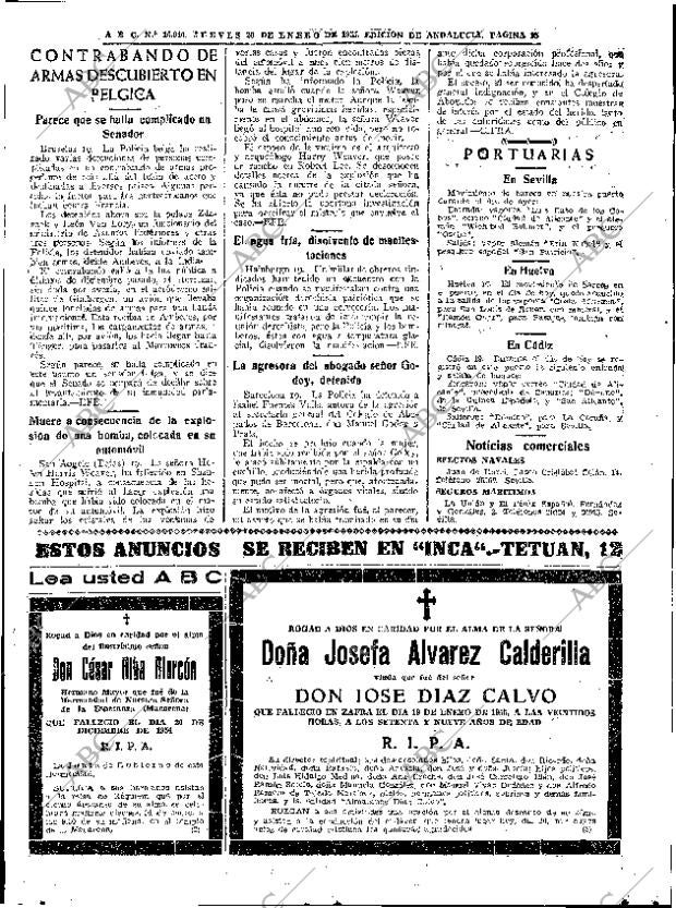 ABC SEVILLA 20-01-1955 página 23