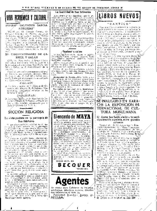 ABC SEVILLA 21-01-1955 página 16