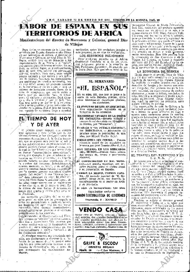 ABC MADRID 22-01-1955 página 21