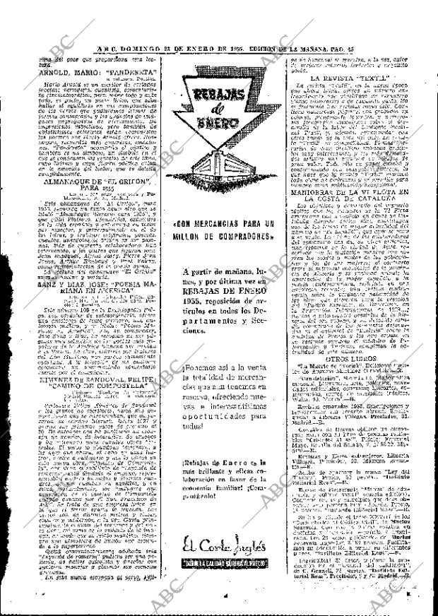 ABC MADRID 23-01-1955 página 43