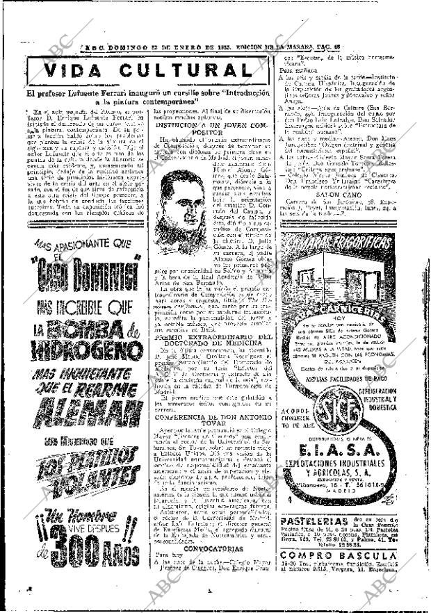 ABC MADRID 23-01-1955 página 44