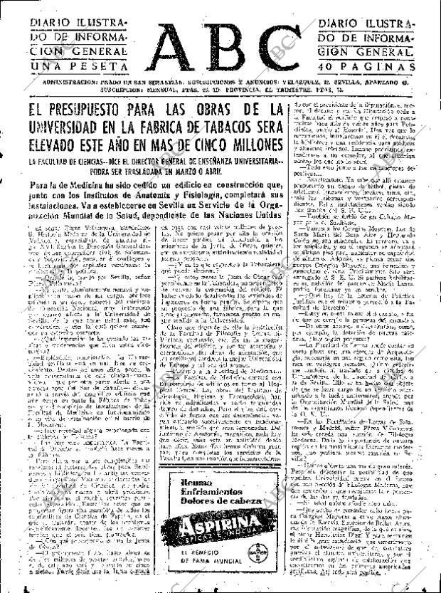 ABC SEVILLA 23-01-1955 página 15