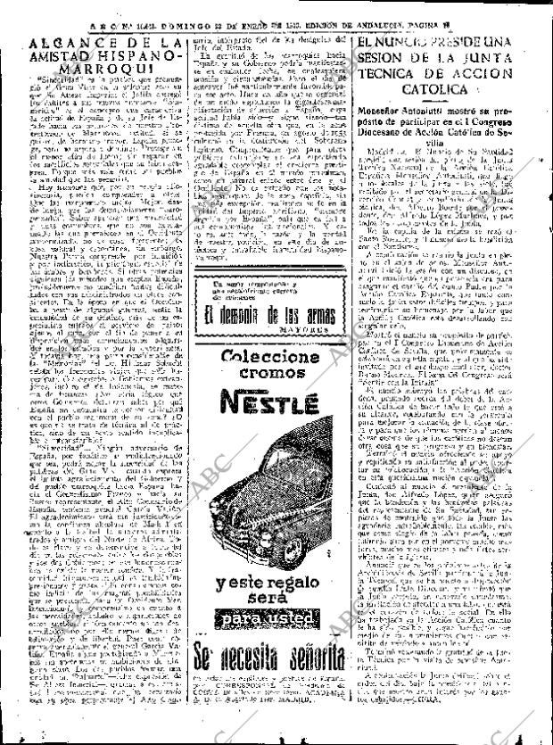 ABC SEVILLA 23-01-1955 página 16