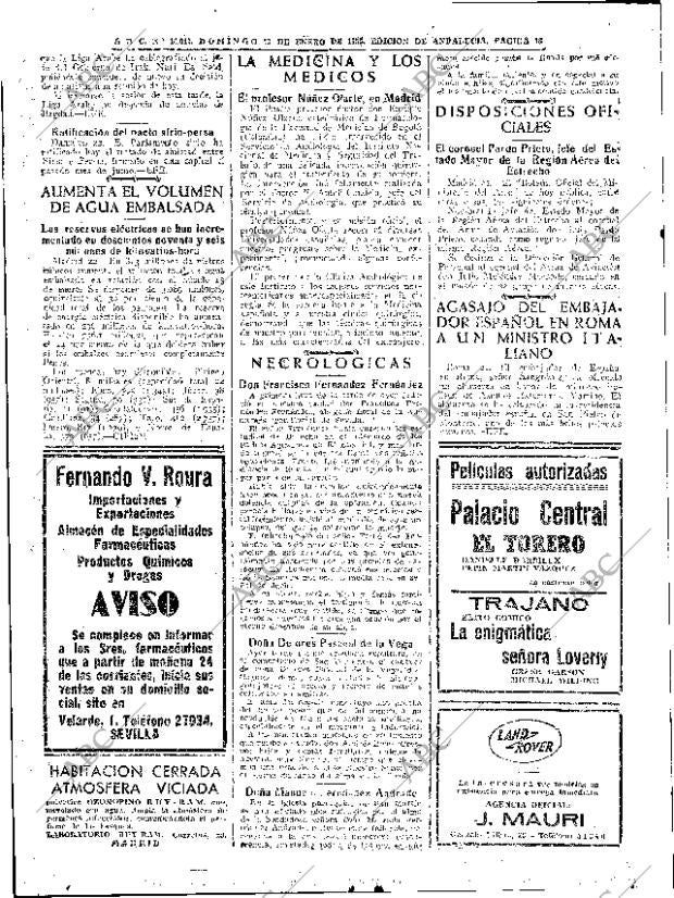 ABC SEVILLA 23-01-1955 página 18