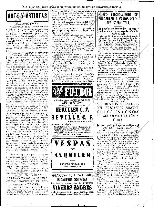 ABC SEVILLA 23-01-1955 página 20