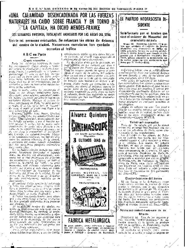 ABC SEVILLA 23-01-1955 página 27