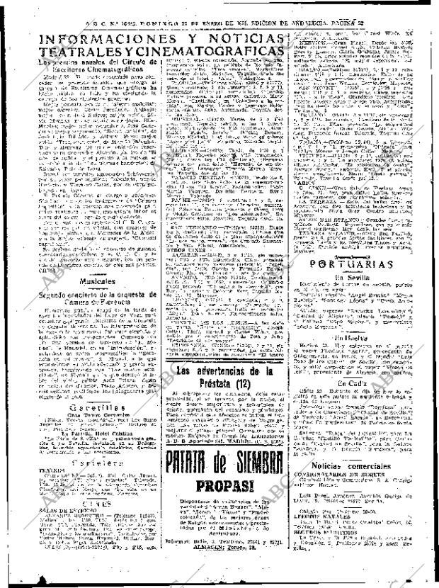 ABC SEVILLA 23-01-1955 página 32