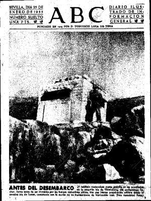 ABC SEVILLA 25-01-1955 página 1