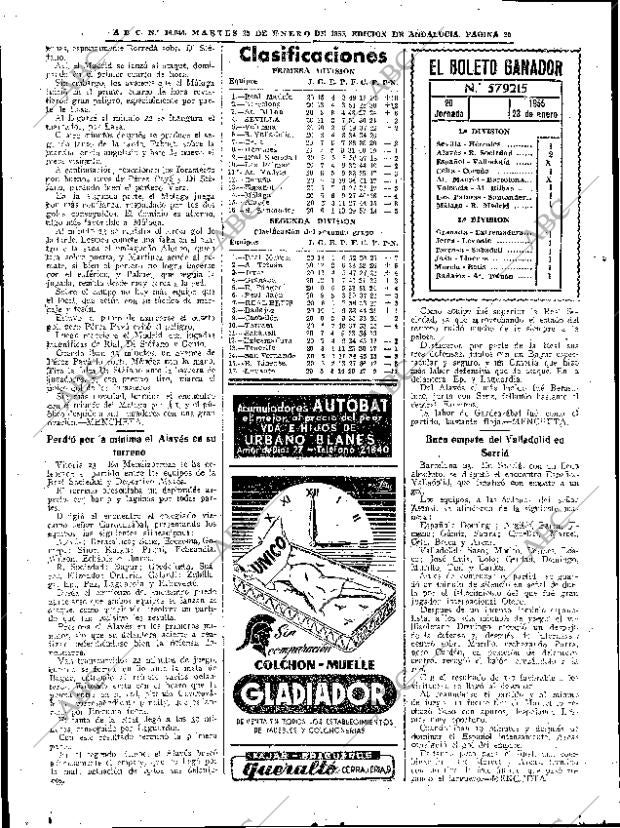 ABC SEVILLA 25-01-1955 página 20
