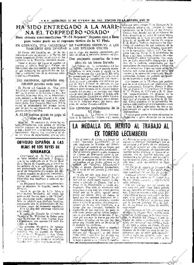 ABC MADRID 26-01-1955 página 29