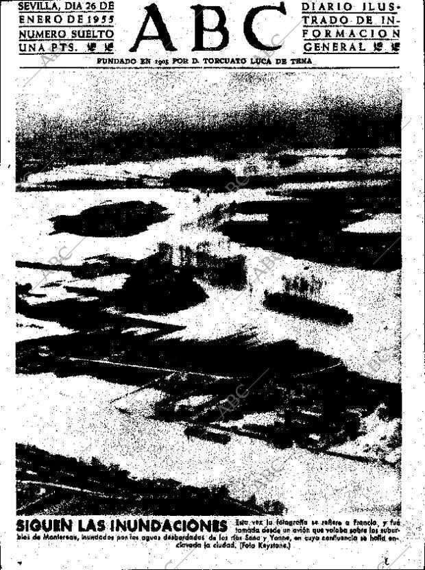 ABC SEVILLA 26-01-1955 página 1