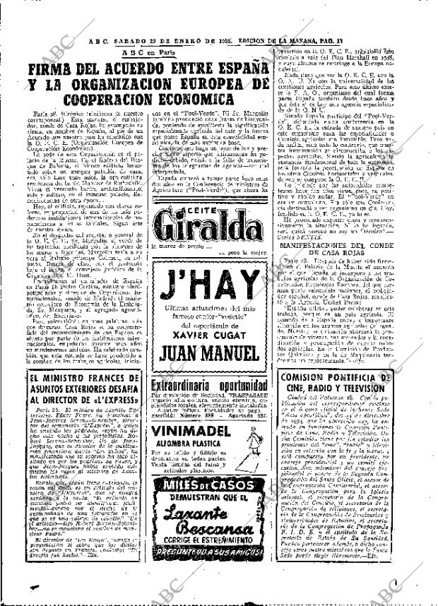 ABC MADRID 29-01-1955 página 15