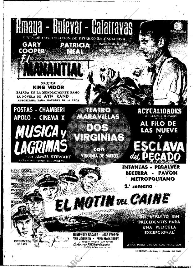 ABC MADRID 30-01-1955 página 22