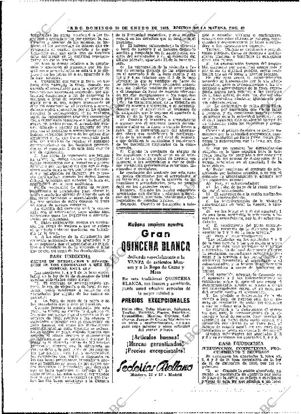 ABC MADRID 30-01-1955 página 40