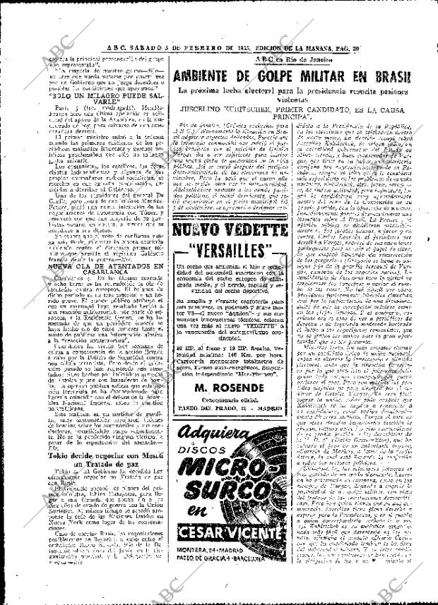 ABC MADRID 05-02-1955 página 20