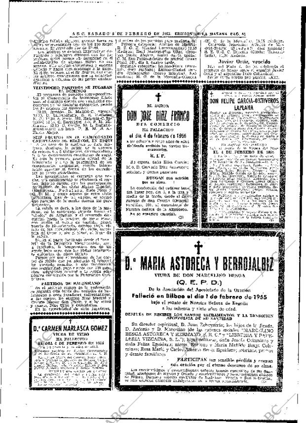 ABC MADRID 05-02-1955 página 41