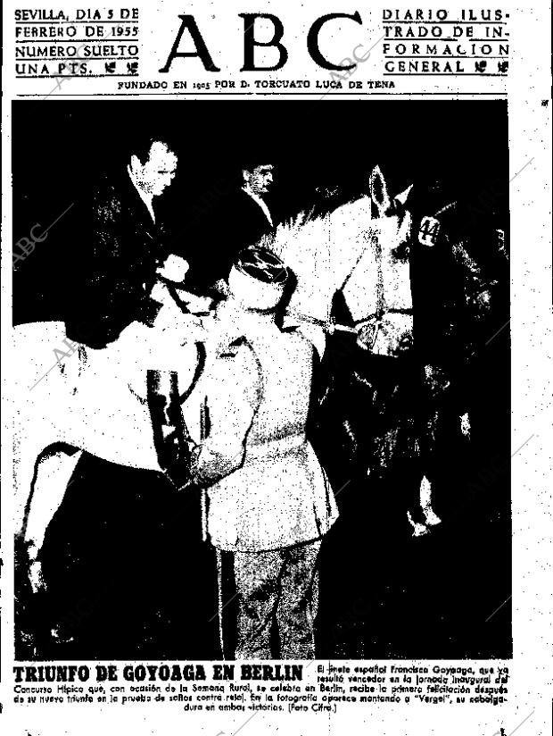 ABC SEVILLA 05-02-1955 página 1
