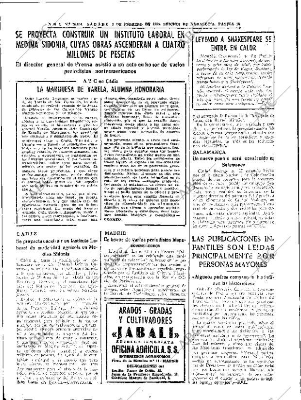 ABC SEVILLA 05-02-1955 página 14