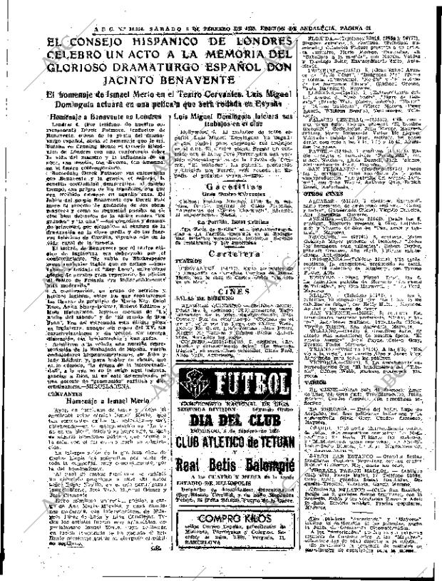 ABC SEVILLA 05-02-1955 página 21