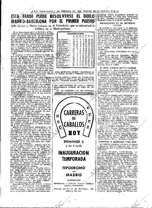 ABC MADRID 06-02-1955 página 51