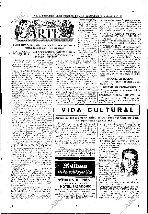 ABC MADRID 11-02-1955 página 27